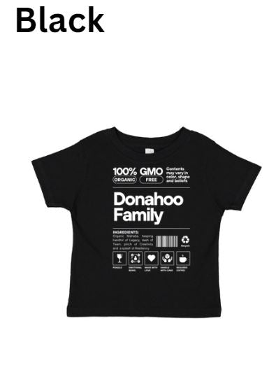 Donahoo Family Shirts Toddler