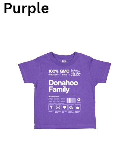 Donahoo Family Shirts Toddler