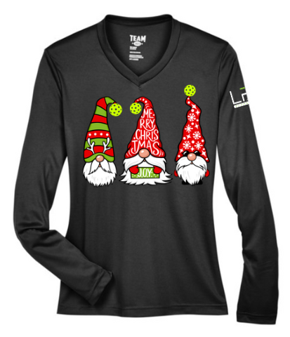 Christmas Pickleball Gnomes - Holiday Pickleball Shirt