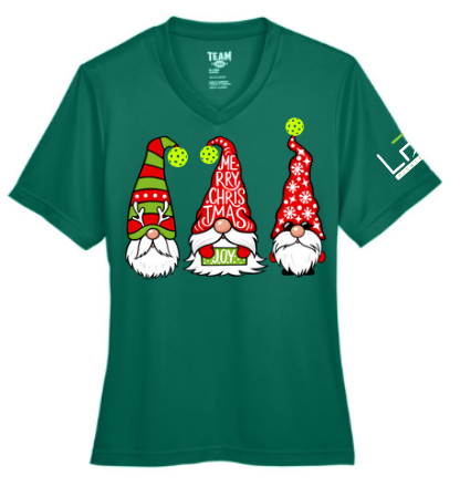 Christmas Pickleball Gnomes - Holiday Pickleball Shirt